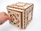 Ugears-Safe-Model ugear safe, ugears safe combination, mechanical 3d safe puzzle, 3d puzzle safe, ugears safe manual, ugears safe lock