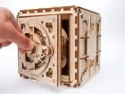 Ugears-Safe-Model ugears sejf, ugears houten kluis, versnellingen kluis, ugears veilige mechanische 3d puzzel