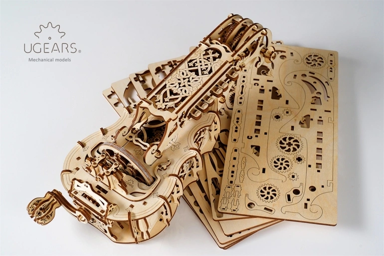 Ugears Hurdy Gurdy _ugears draailier, ugears draailier, ugears draailierbespreking, ugears draailierstemafstemming, ugears-instrument, ugears draailierset, ugears draailierkoppelingen, ugears draailiermuziek,