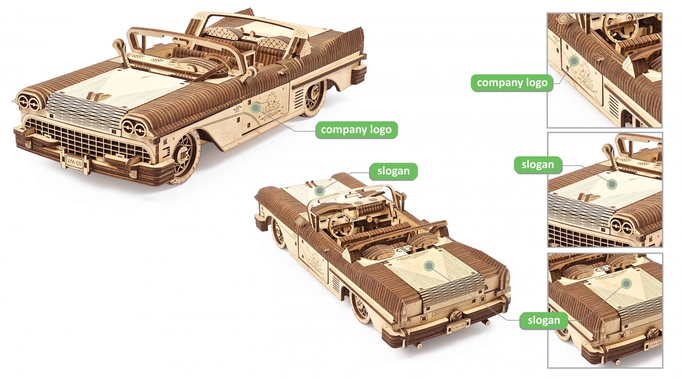 UGears branded Cabriolet