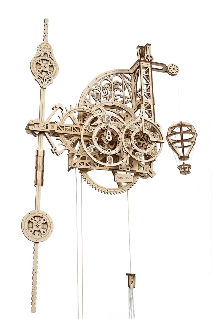 Ugears ユーギアーズ Aero Clock エアロクロック 木のおもちゃ 3D立体