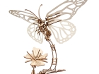 Ugears-Butterfly-Mechanical-Model-vlinder, butterfly, floewer, bloem, ugears, ugear, ugears modellen, ugears mechanische modellen, cadeau-idee, hobby idee