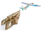 Ugears-Flight-Starter-Launcher-mechanical-model-vliegteuig, speelgoed, aviatie, modelbouw, cadeau, kado, hout, gift, hobby, vrijtijd, kinderen, grappig, vliegen