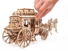Ugears-Stagecoach-model ugears stagecoach, ugears stagecoach review, ugears koets, ugears koets beoordeling, paard, horse, post, brief