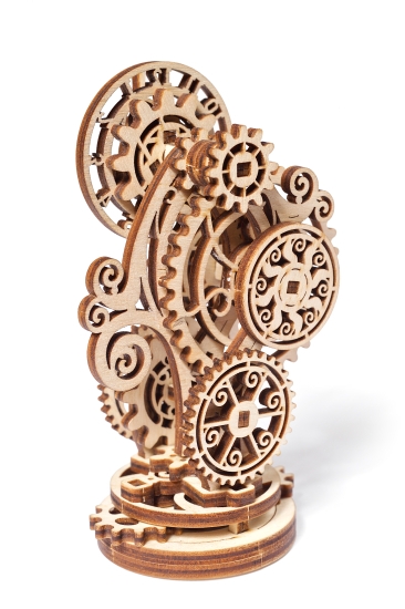 3d houten puzzels, ugears klok, steampunk klok, clock, steampunk clock, UGears