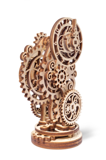 Mechanical-Model-3d houten puzzels, ugears klok, steampunk klok, clock, steampunk clock