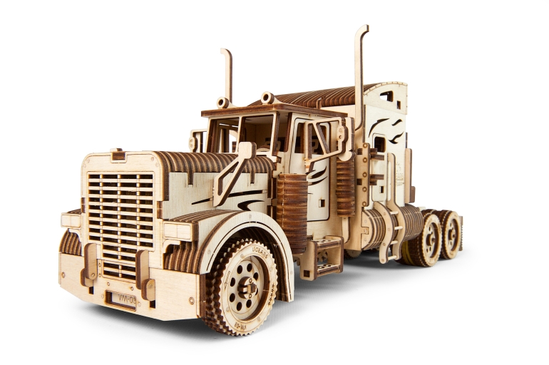 Ugears Heavy Boy Truck VM-03 houten truck, wooden truck models, ugears truck, wooden truck kits, wooden model truck kits, 3d puzzle truck, 3d truck puzzle, ukr truck com ua, ugears ugm-11, ugears tru