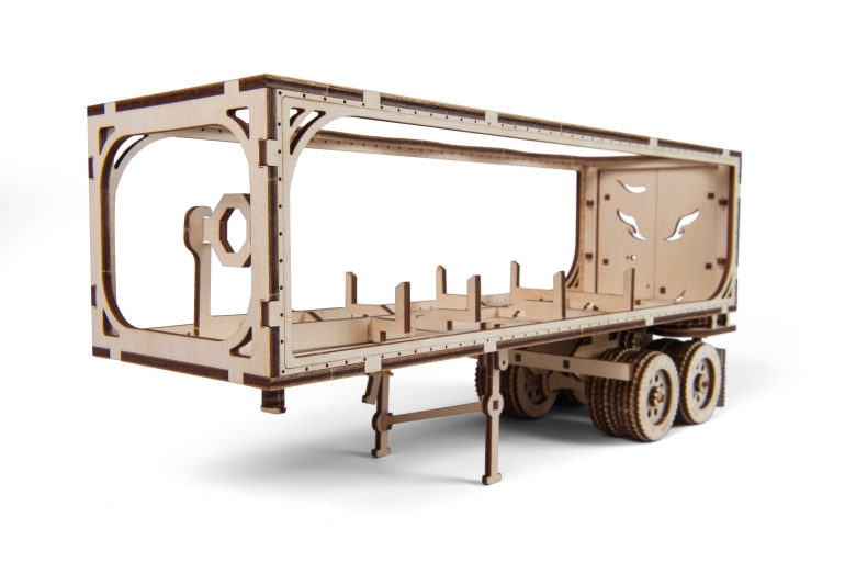Ugears Heavy Boy Truck VM-03 Trailer wooden truck models, ugears truck, wooden truck kits, wooden model truck kits