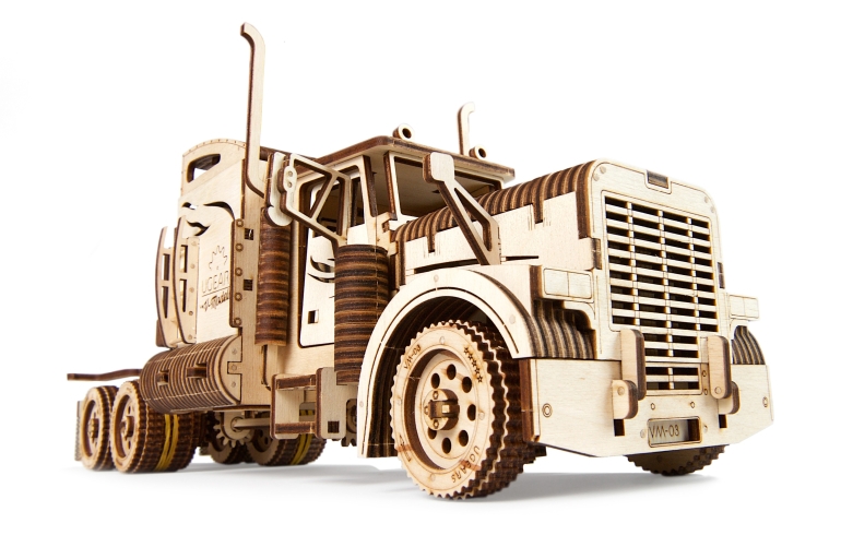 Ugears Heavy Boy Truck VM-03 wooden truck models, ugears truck, wooden truck kits, wooden model truck kits, 3d puzzle truck, 3d truck puzzle, ukr truck com ua, ugears ugm-11, ugears truck ugm-11, uge
