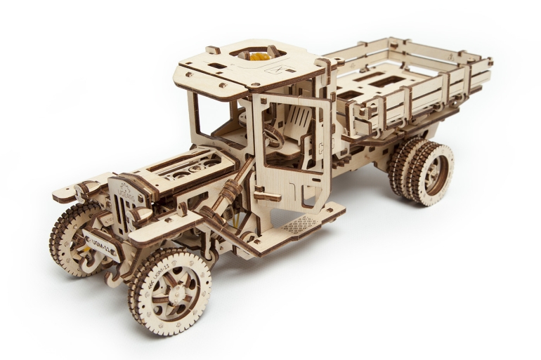 UGM-11-Ugears wooden truck models, ugears truck, wooden truck kits, wooden model truck kits, 3d puzzle truck